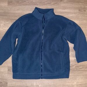 Orvis Men's Deep Blue Zip-Up Sweater